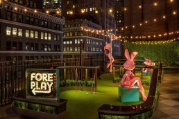Tao Group miniature golf course at Moxy Times Square