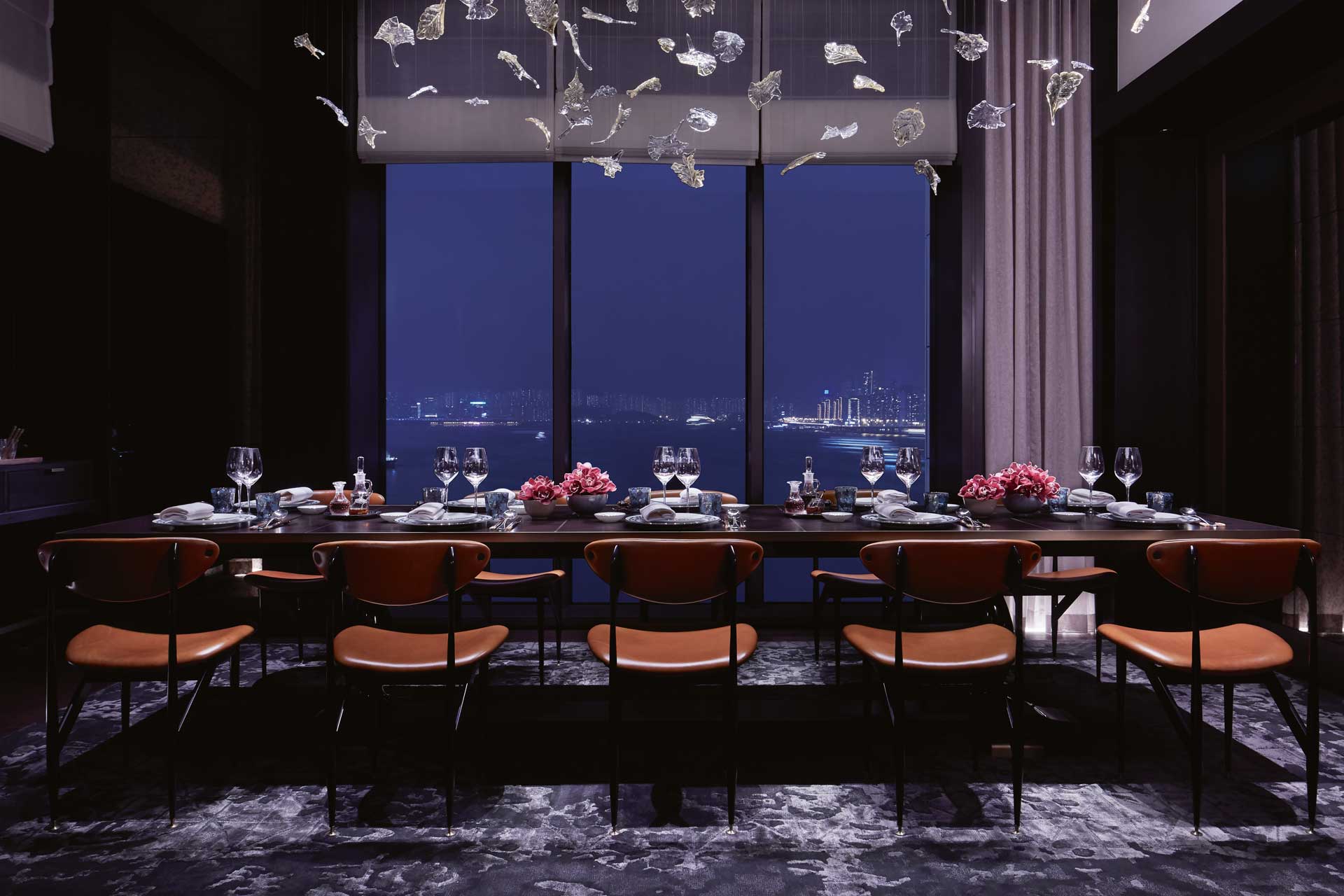 Private dining room at Rosewood Hotel Group's property in Hong Kong