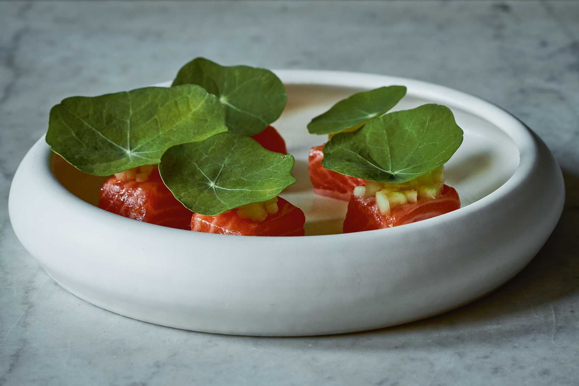 Equinox Hotel's steelhead trout dish