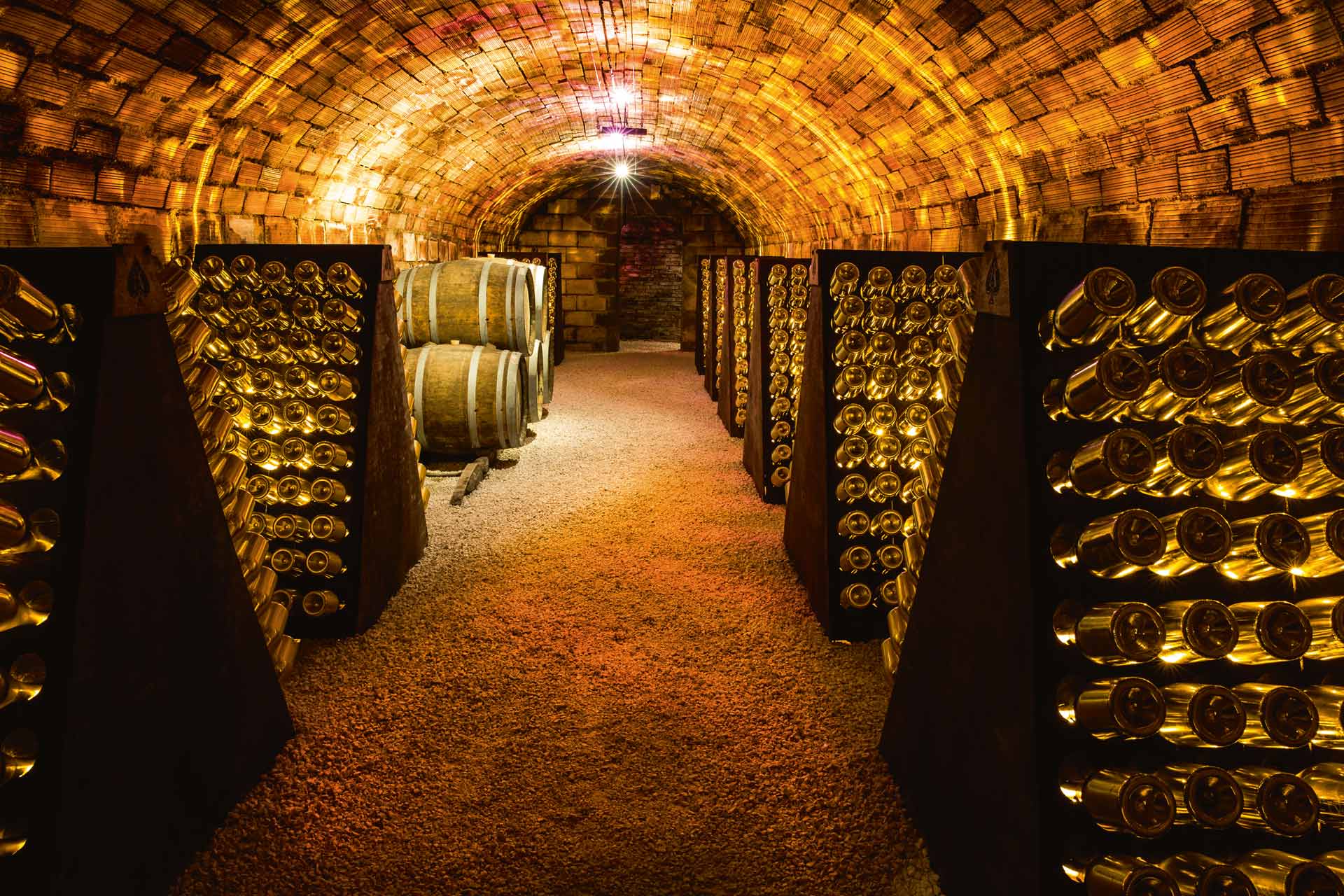 Wine cellar for Jay-Z's champagne brand Armand de Brignac