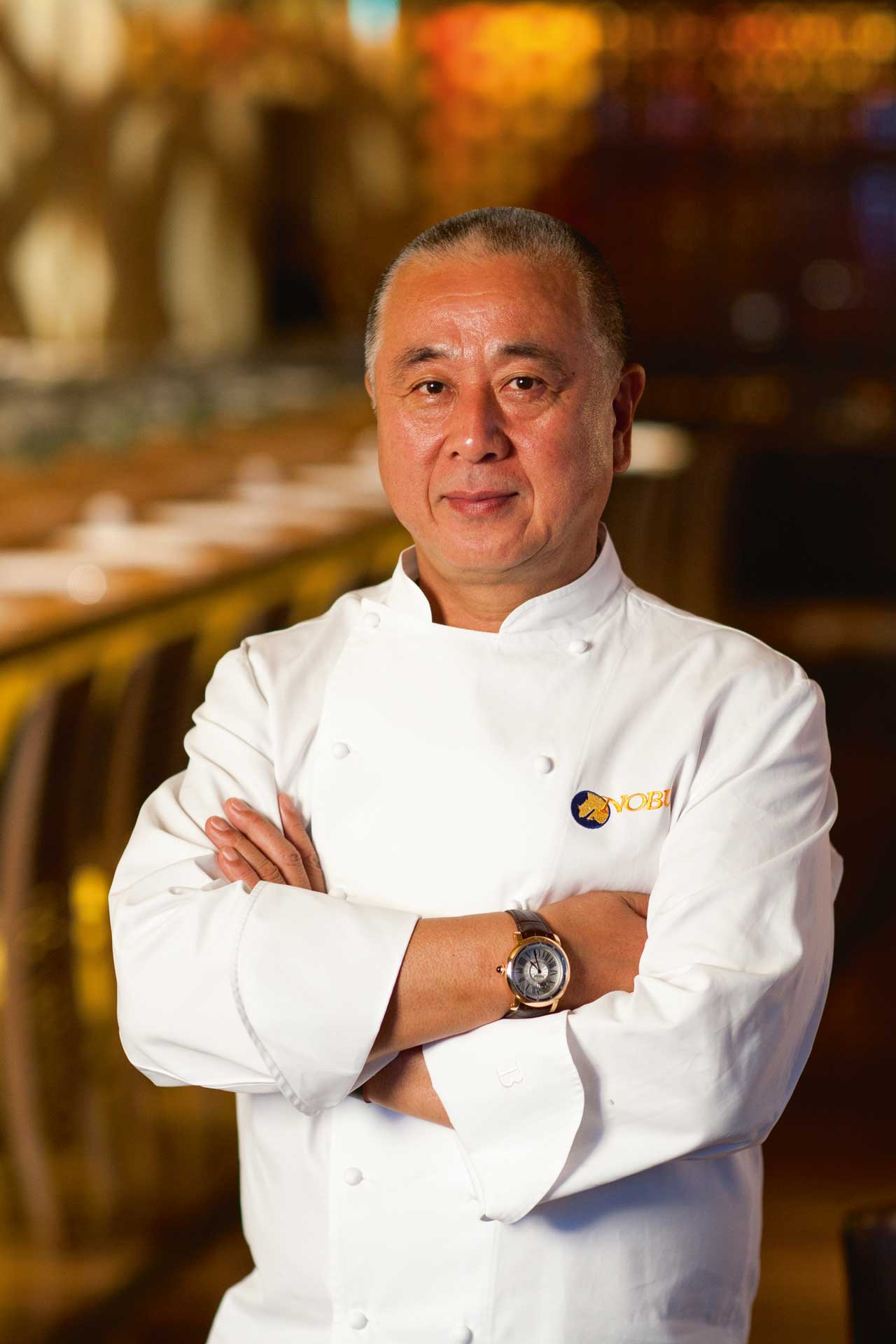 Nobu Matsuhisa, the internationally renowned Japanese chef