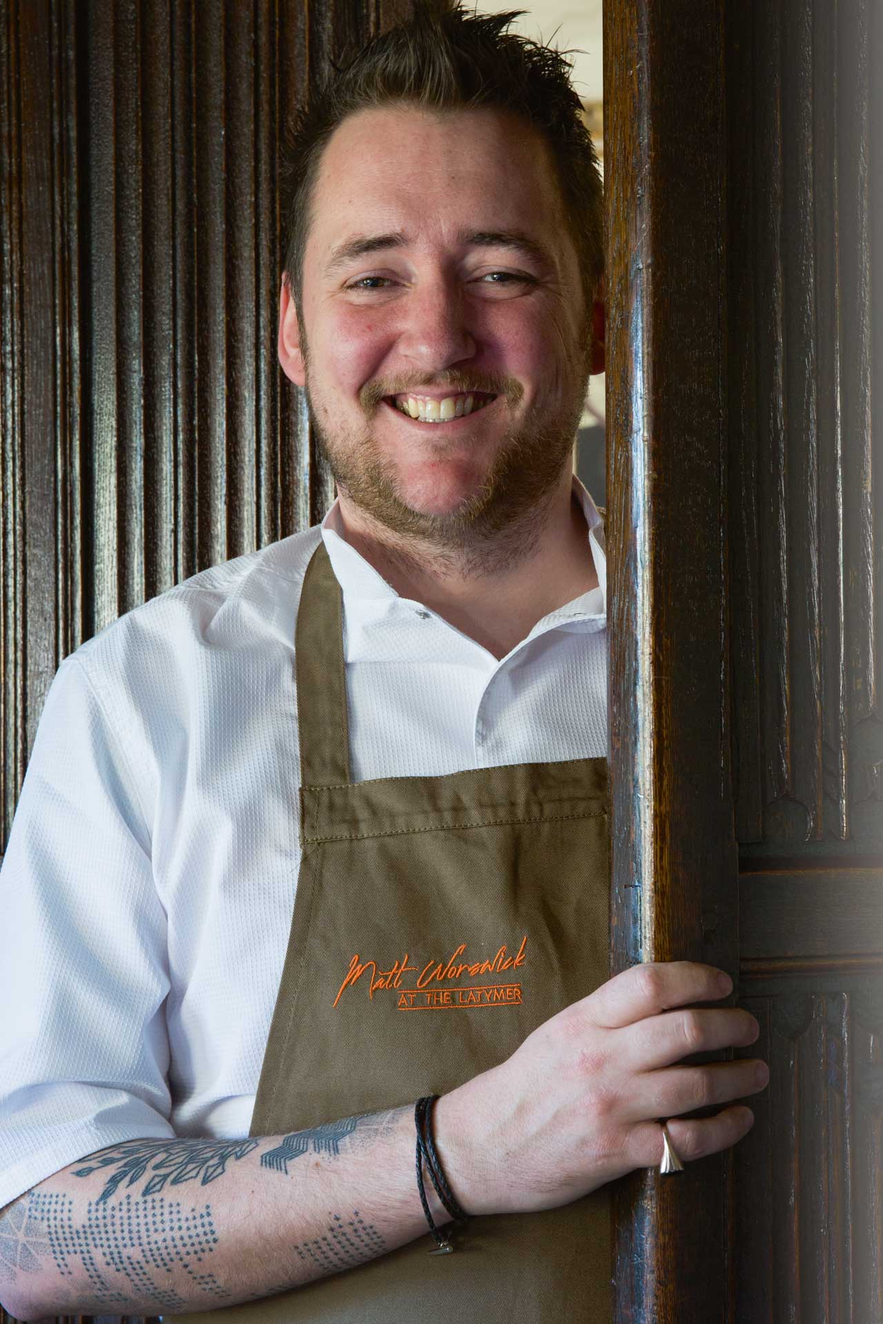 Matt Worswick is Head Chef of Michelin-starred hotel restaurant The Latymer