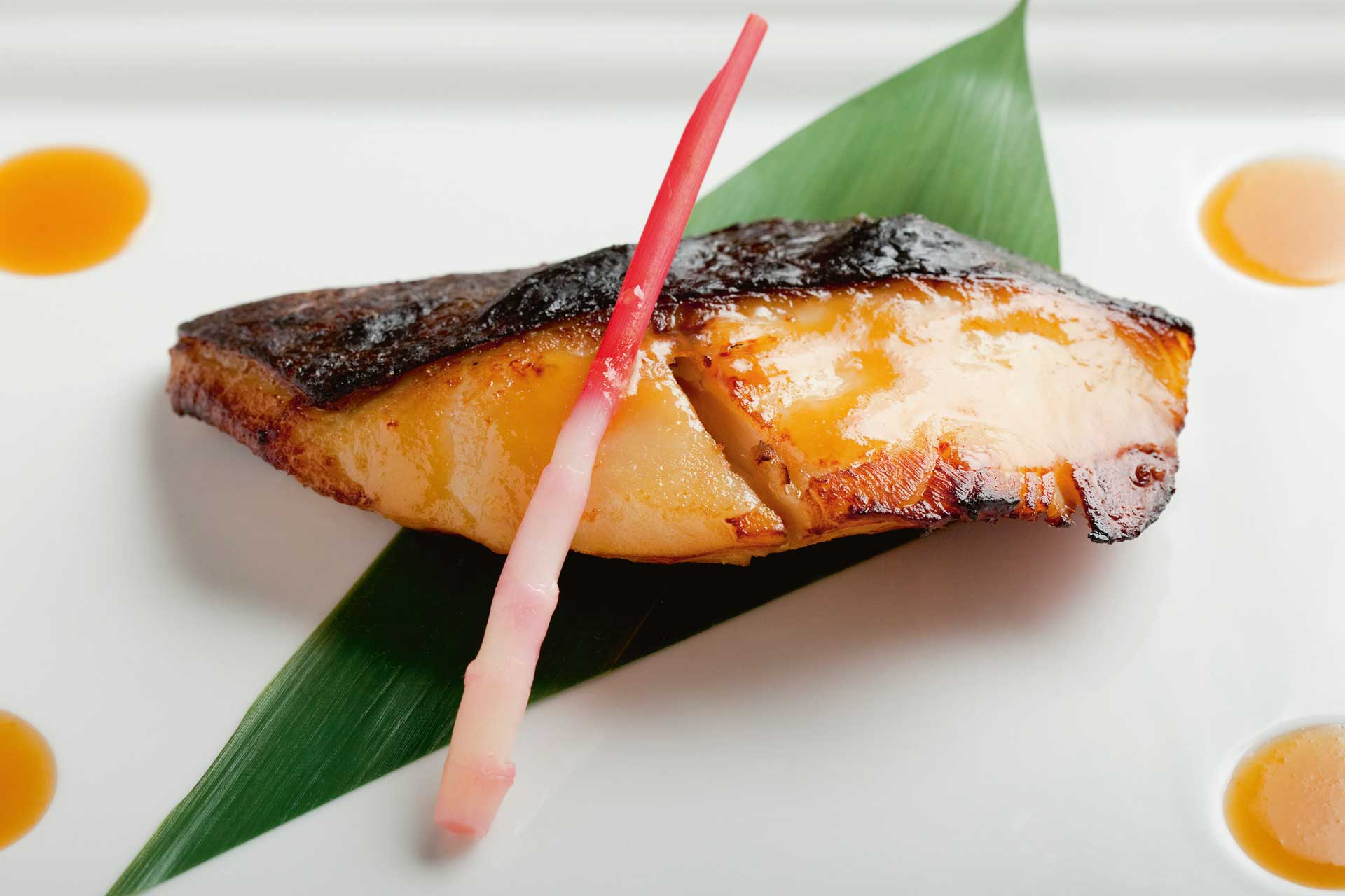 Chef Nobu Matsuhisa's signature dish miso-blackened cod