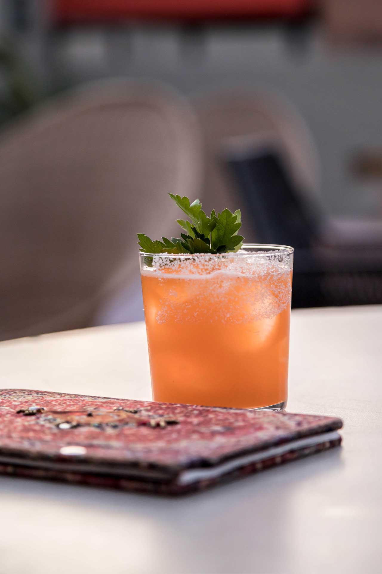 Premium cocktail at Bekeb bar in the Casa Hoyos hotel