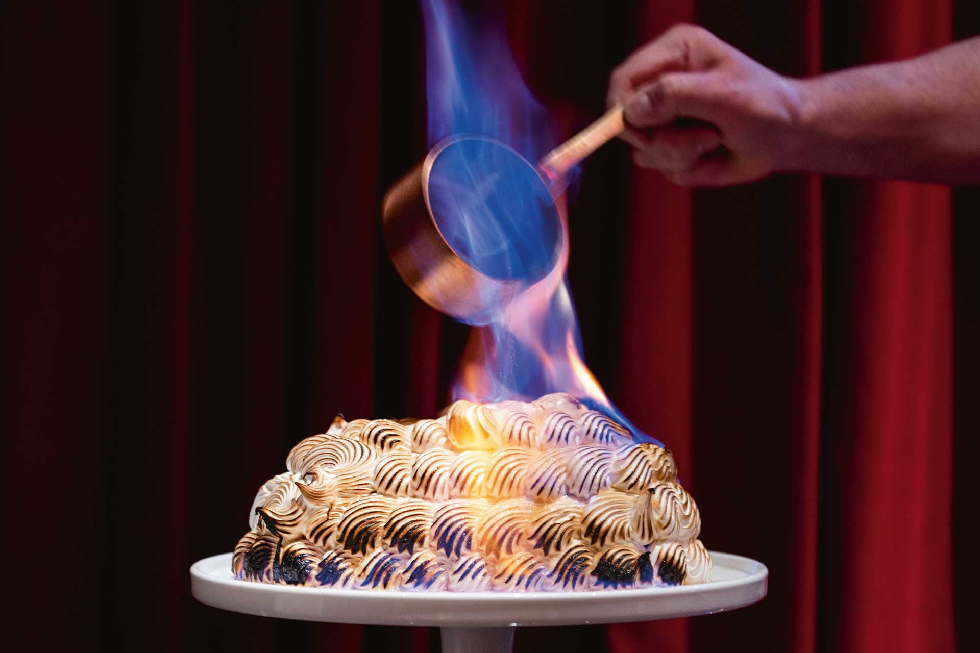 Eye-catching dessert at The Times Square Edition