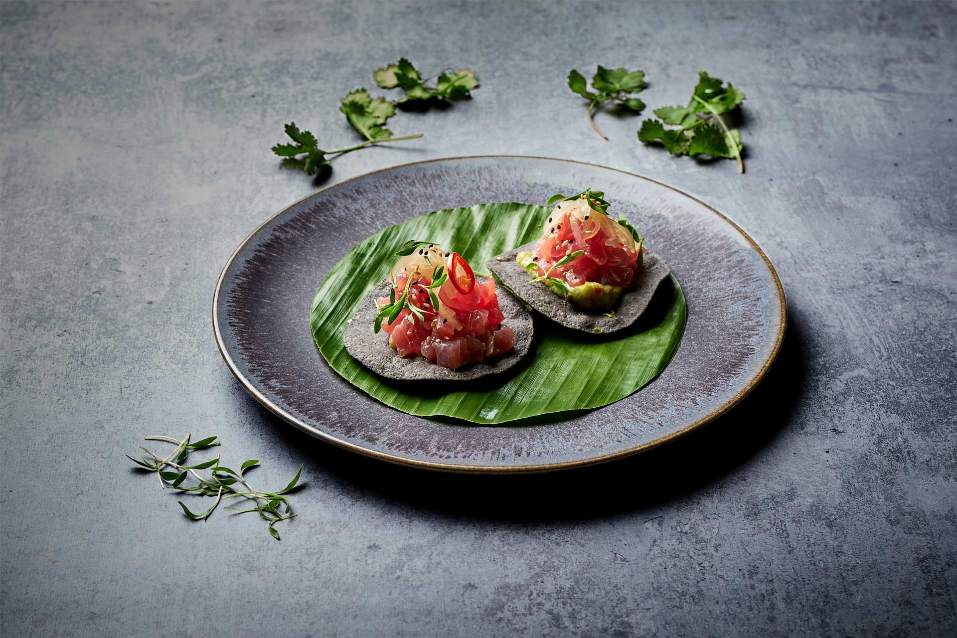 A dish from Hakkasan Group's virtual restaurant, Casa Calavera