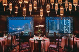 Man Wah restaurant at Mandarin Oriental in Hong Kong