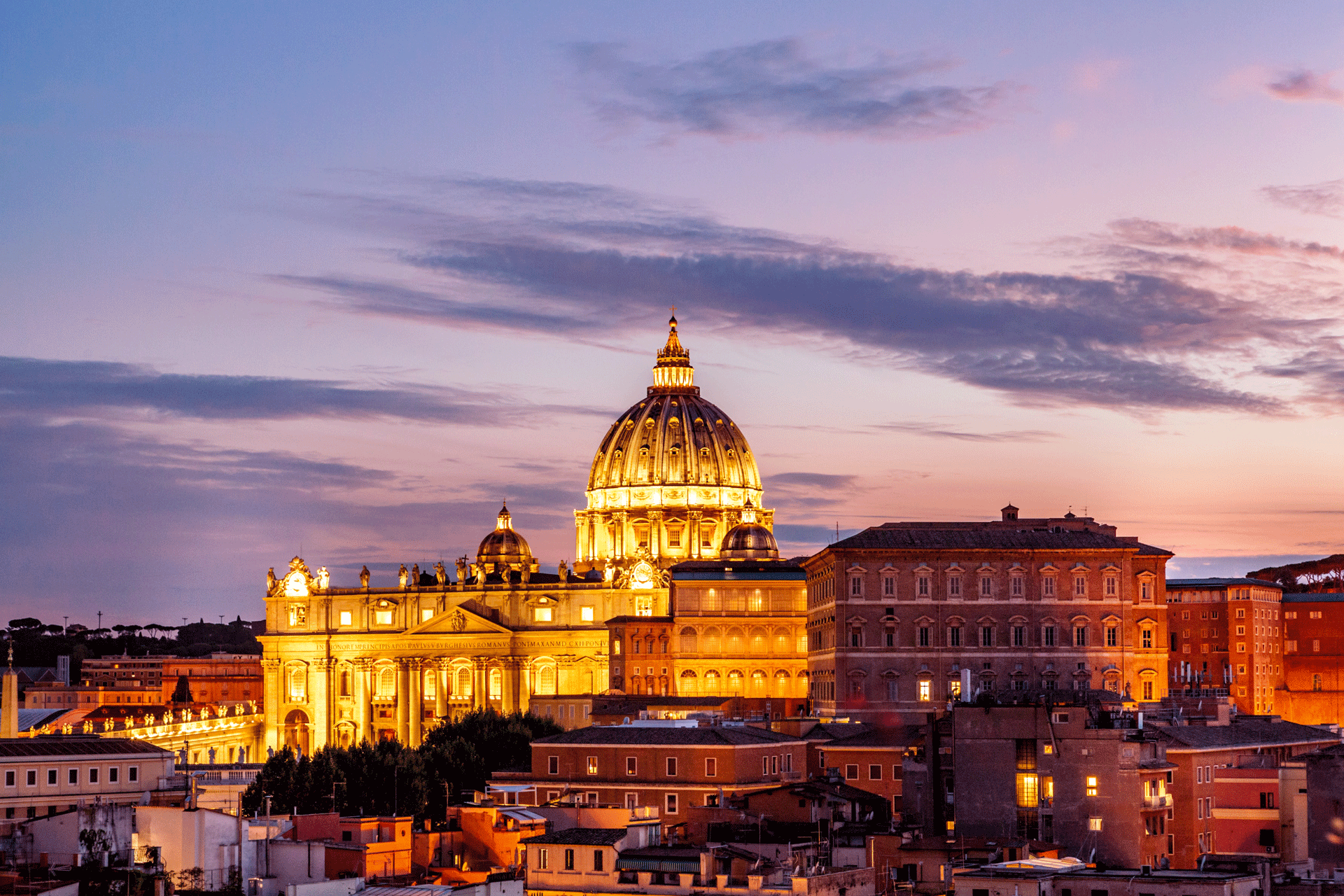 Rome at night