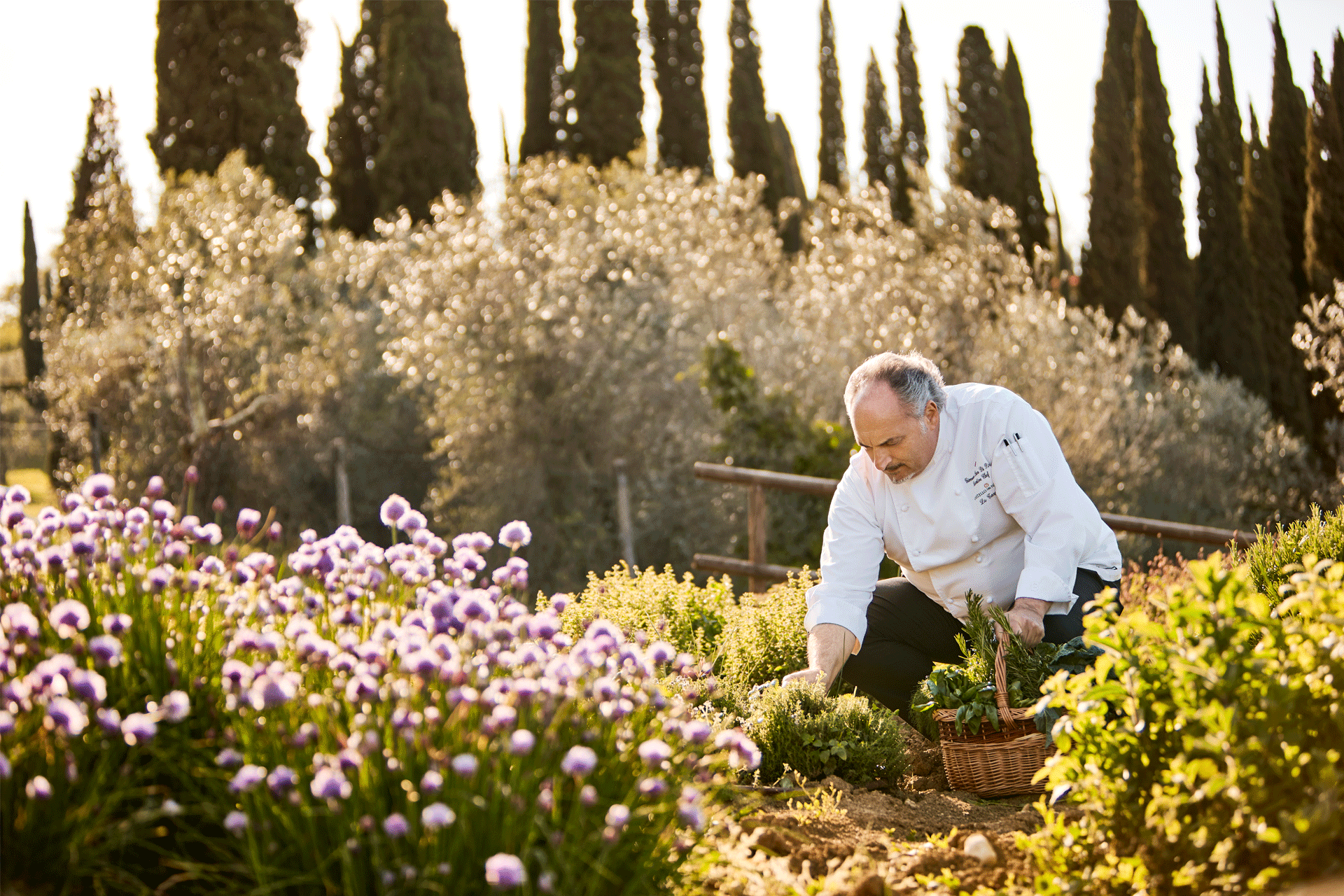 Chef Giovanni Luca Di Pirro at Como Castello Del Nero