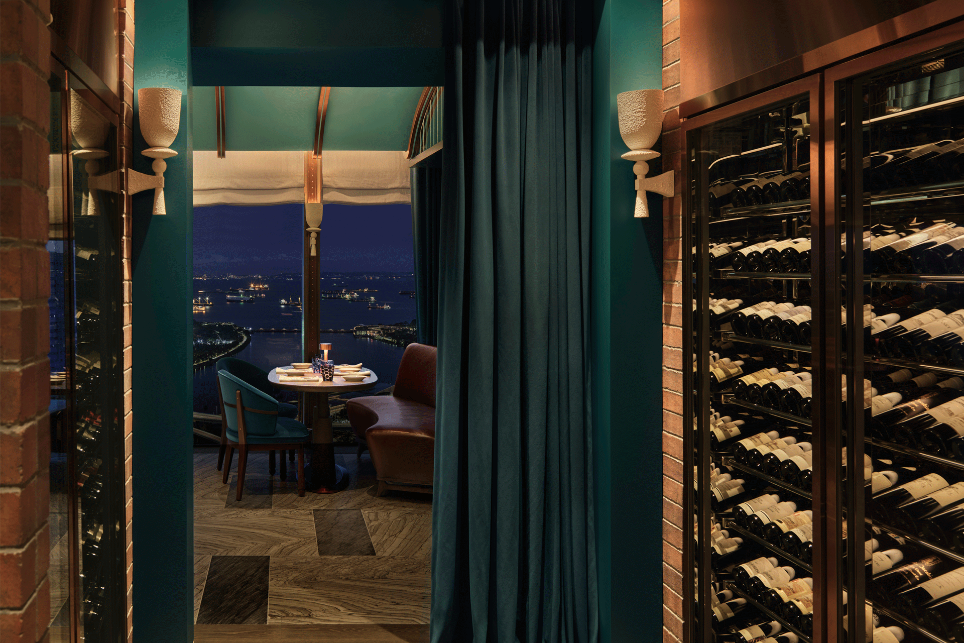 ANDRÉ FU STUDIO’S NEW SKY-HIGH CELLAR AT ANDAZ SINGAPORE