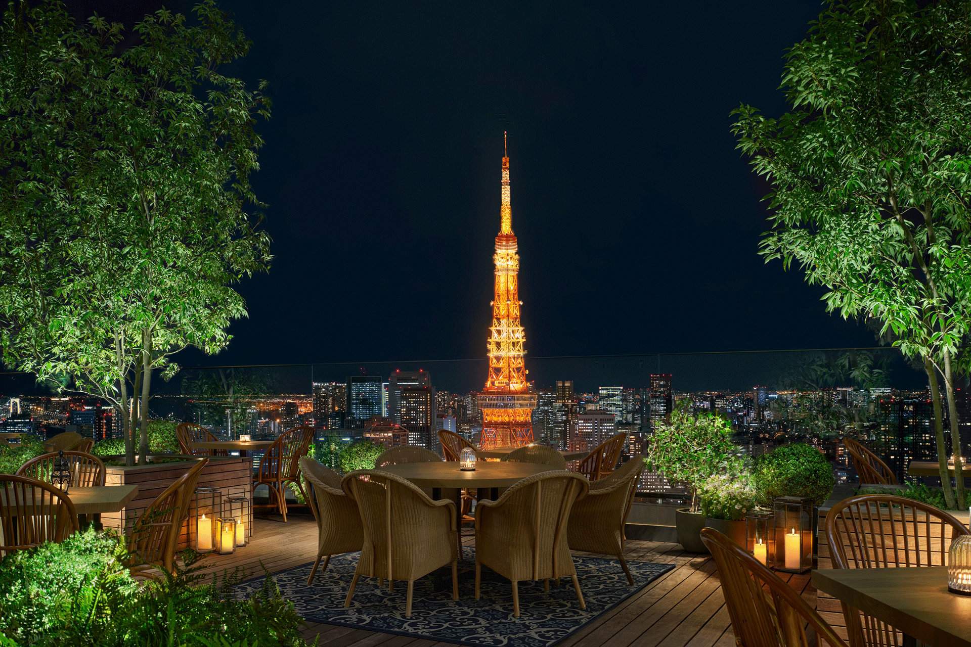 THE JADE ROOM AND GARDEN TERRACE AT THE TOKYO EDITION, TORANOMON