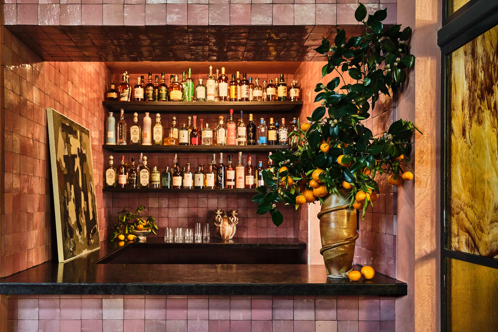 Downtown L.A. Proper Hotel Bar Design