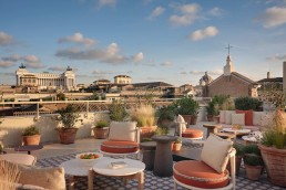 Rooftop bar Notos at Six Senses Rome