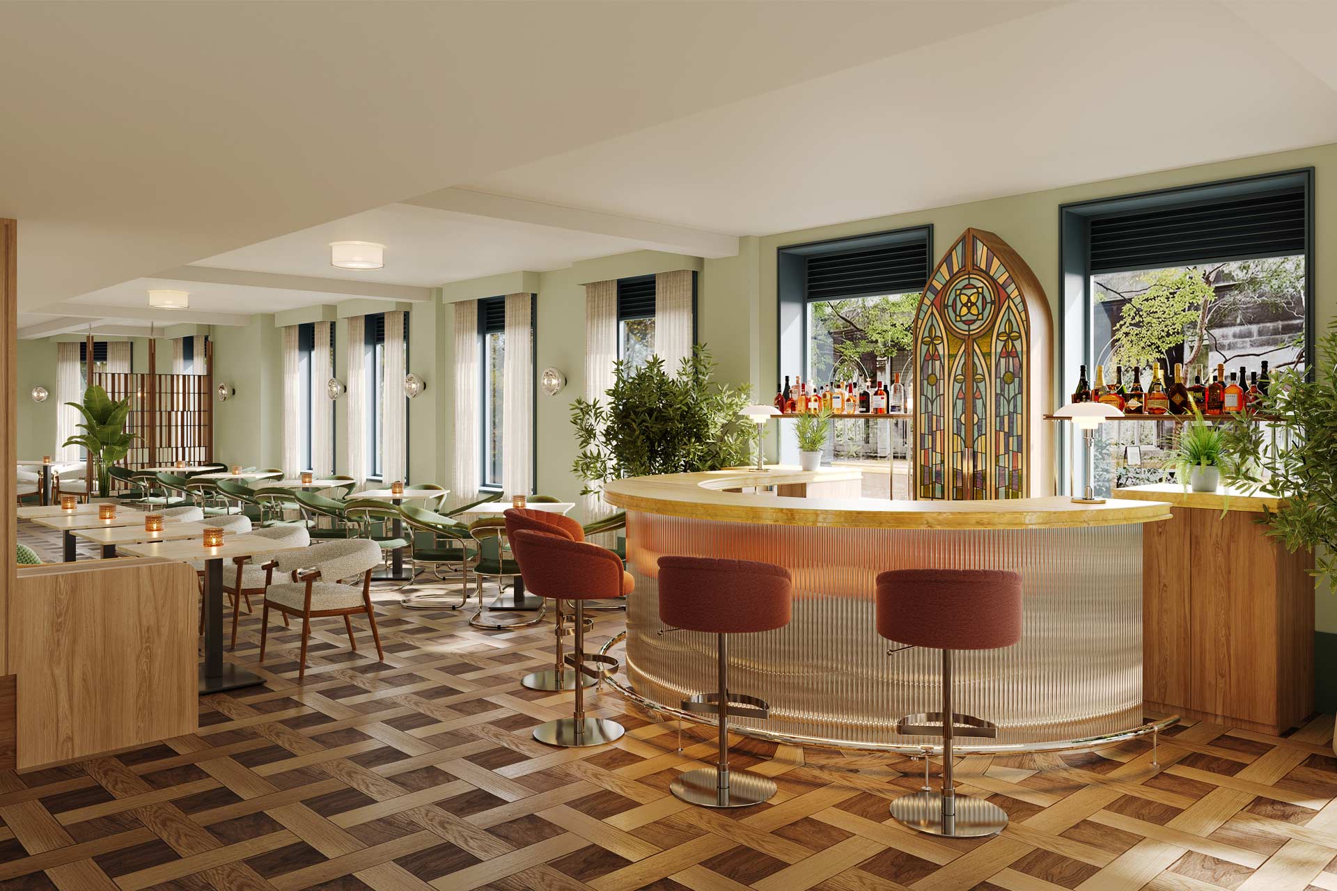 The Derby London City opens all-day dining restaurant, Rycrofte's