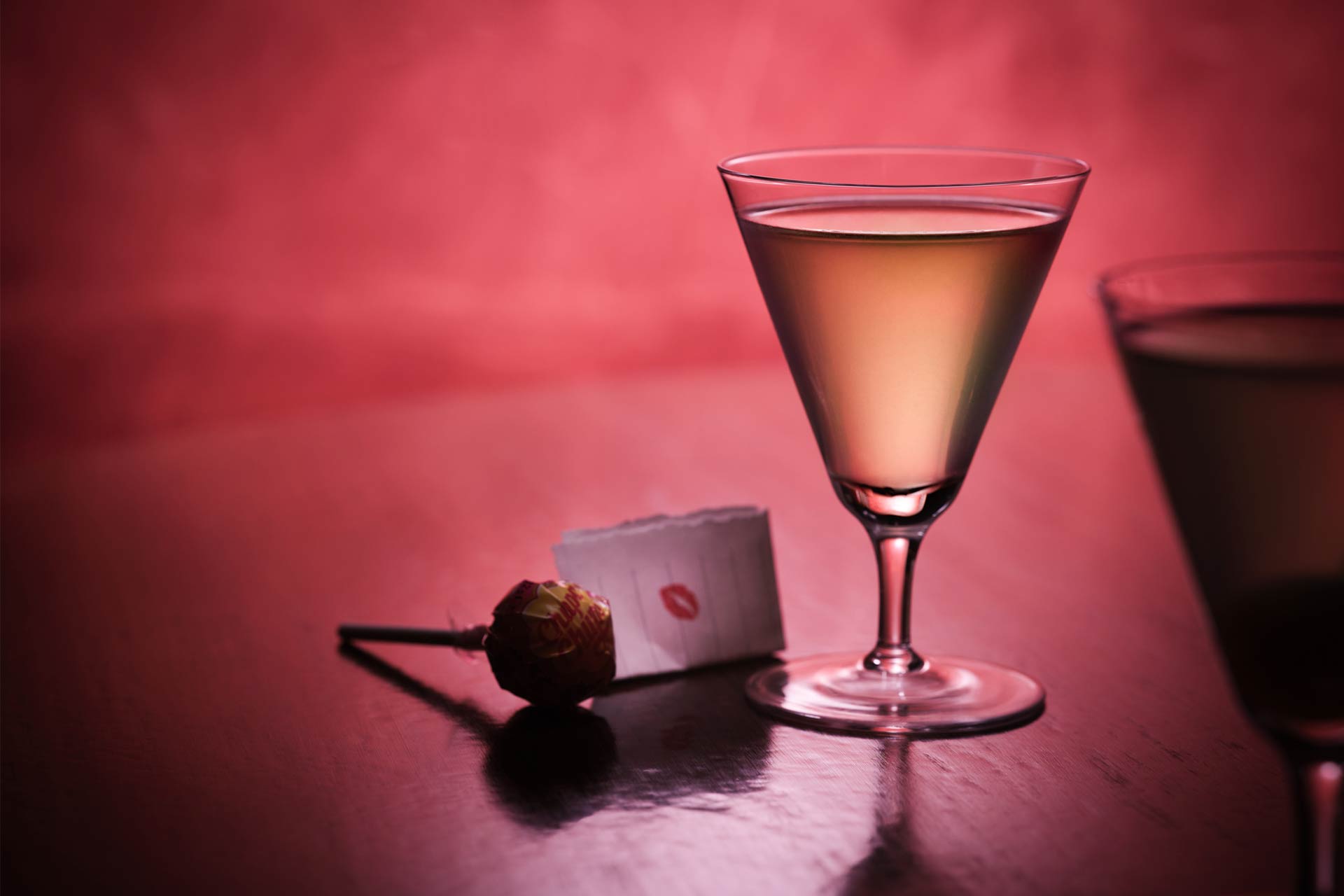 Scarfes Bar Beckham inspired pink drink